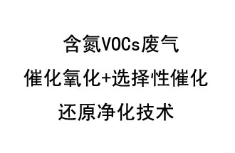 含氮VOCs廢氣催化氧化+選擇性催化還原凈化技術